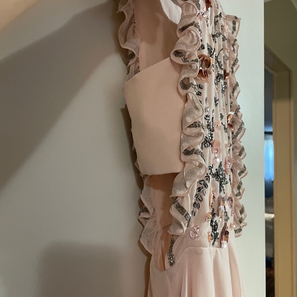 ASOS Brand New Tags On Light Pink Cut Put Dress - Picture 1 of 4